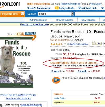 funds to the rescue on amazon